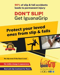 IGUANAGRIP ANTI-SLIP SAFETY SOLUTIONS - ANTI-SKID FLOOR SAFETY TREATMENT FOR EXISTING FLOOR